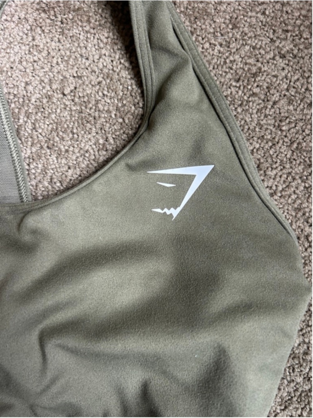 Women's Gymshark Sports Bra S Olive Green - Picture 4 of 5